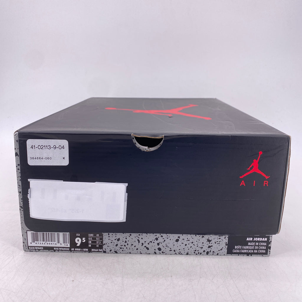 Air Jordan 6 Retro "Infrared" 2019 New Size 9.5
