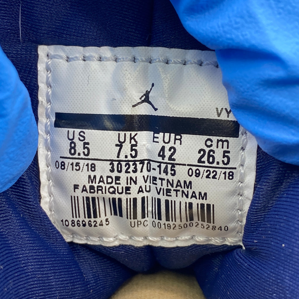 Air Jordan 9 Retro "Pearl Blue" 2019 Used Size 8.5