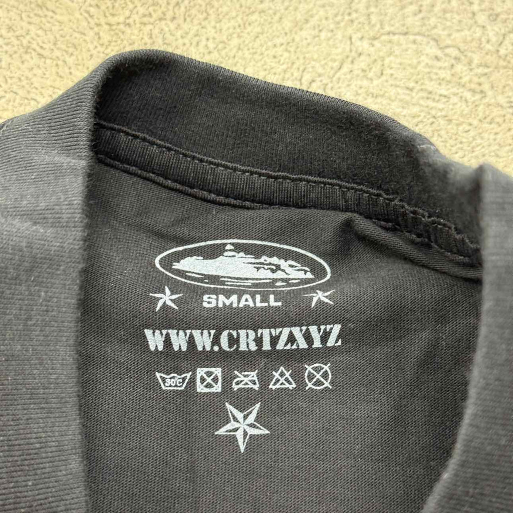 Corteiz T-Shirt "CENTRAL CEE CRG" Black New Size S