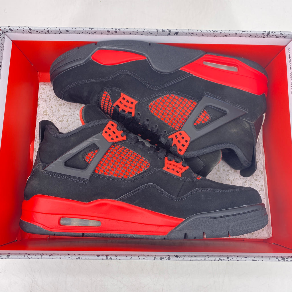 Air Jordan 4 Retro "Red Thunder" 2022 Used Size 9