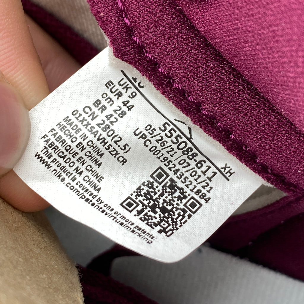 Air Jordan 1 Retro High OG "Bordeaux" 2021 New Size 10