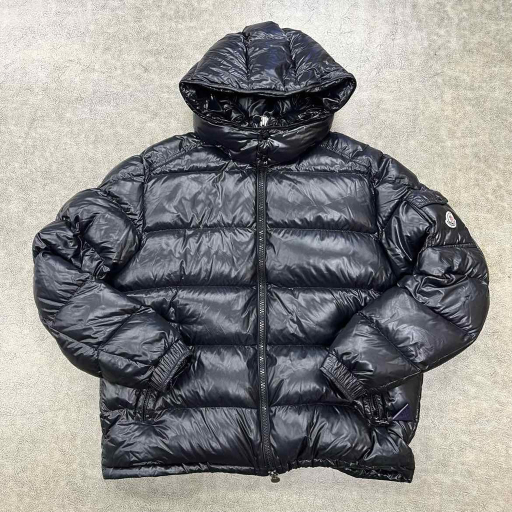 Moncler Jacket "MAYA GIUBBOTTO" Black Used Size 7
