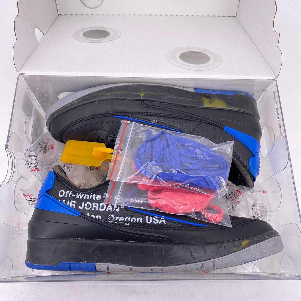 Air Jordan 2 Retro Low "Ow Black Blue" 2021 Used Size 8
