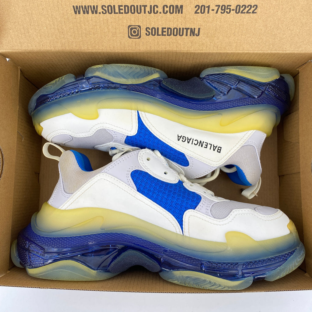 Balenciaga Triple S "White Blue"  New Size 40