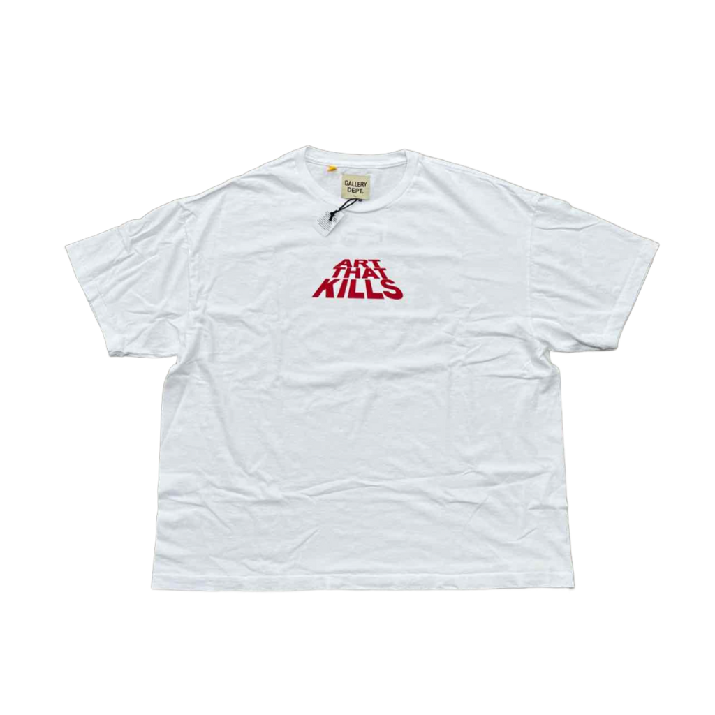 Gallery DEPT. T-Shirt "ART THAT KILLS" White New Size S