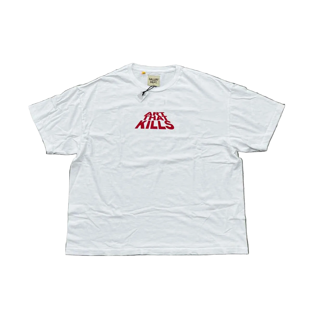 Gallery DEPT. T-Shirt "ART THAT KILLS" White New Size M