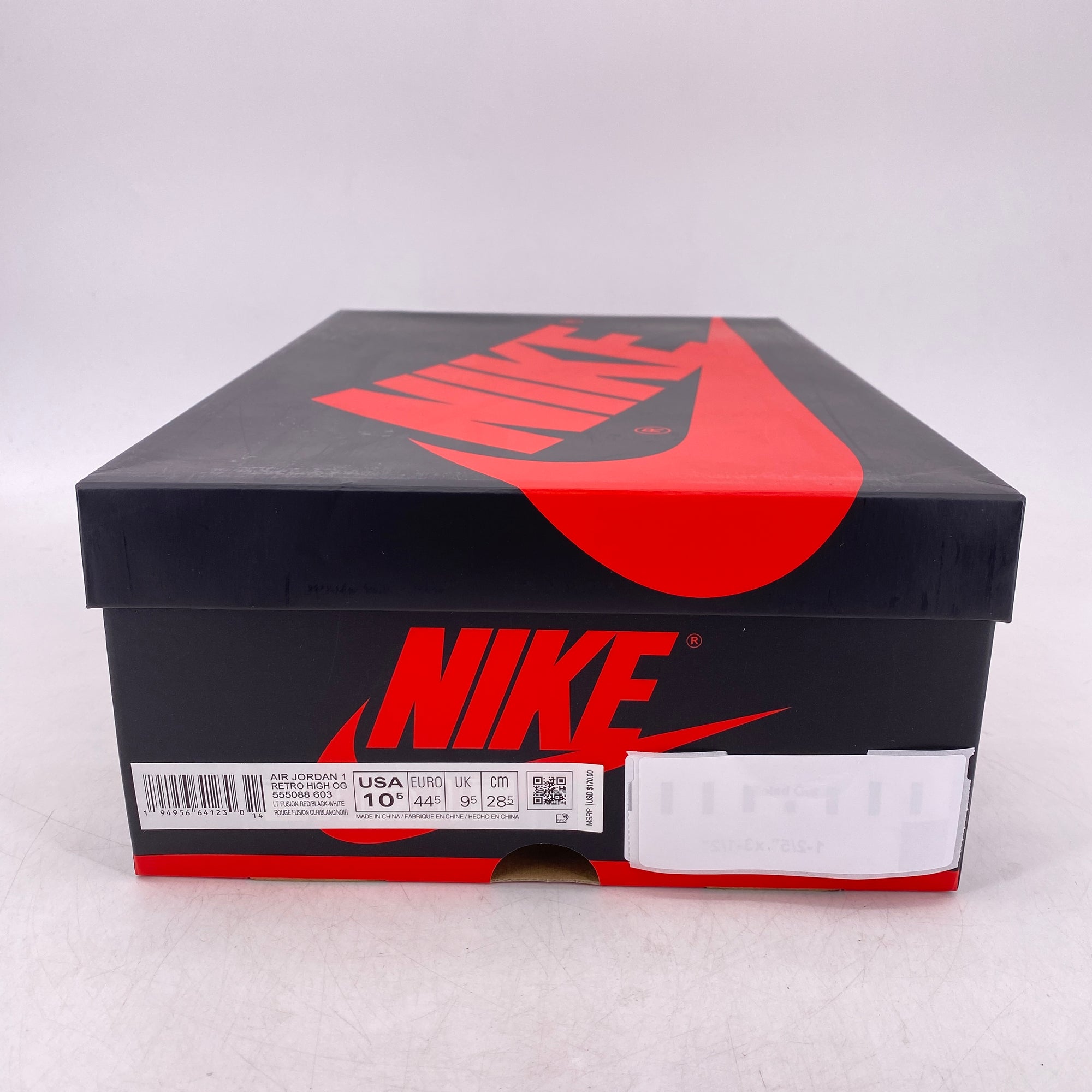 Air Jordan 1 Retro High OG &quot;Light Fusion Red&quot; 2021 New Size 10.5