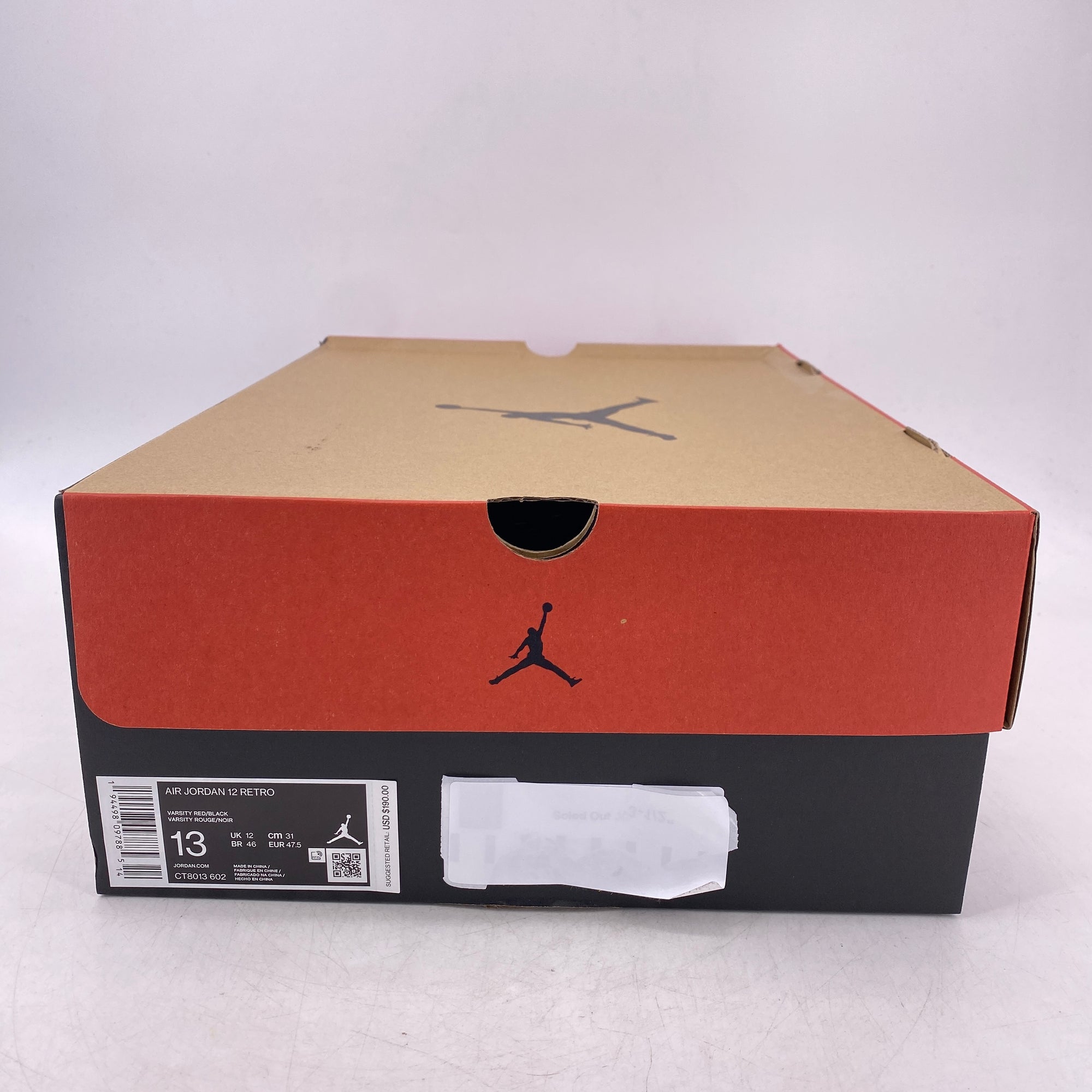 Air Jordan 12 Retro &quot;Reverse Flu Game&quot; 2020 New Size 13