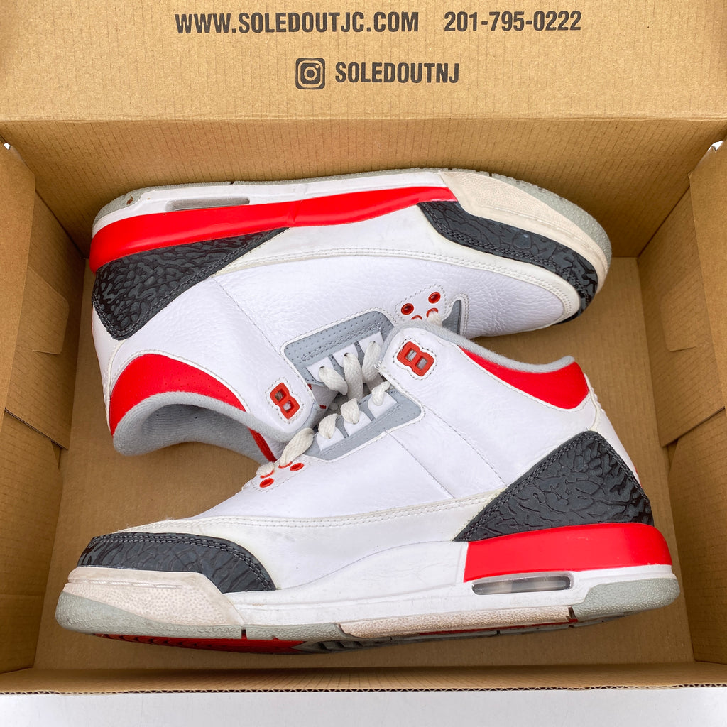 Air Jordan (GS) 3 Retro "Fire Red" 2013 Used Size 6.5Y