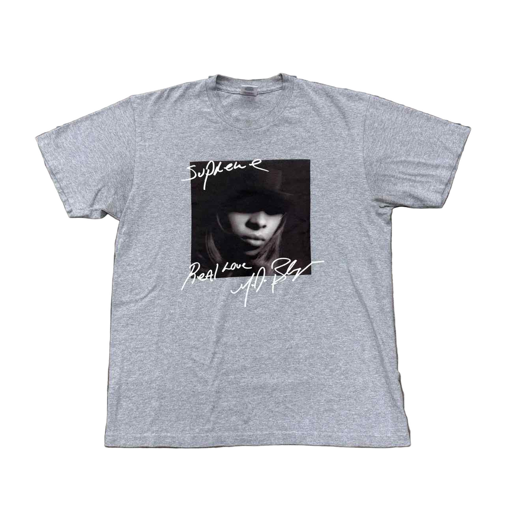 Supreme T-Shirt "MARY J. BLIGE" Grey Used Size M