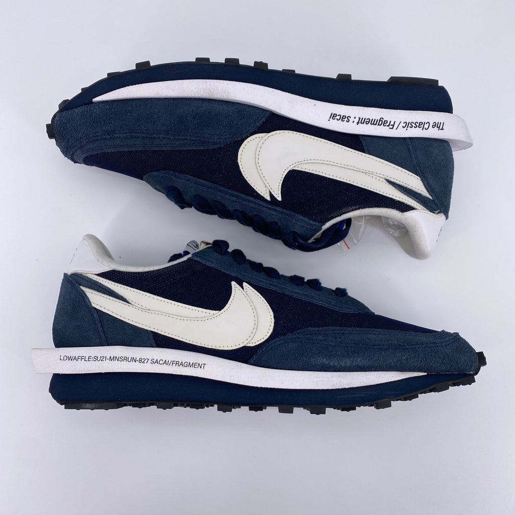 Nike LD WAFFLE / Sacai "Fragment Blue Void" 2021 New Size 14