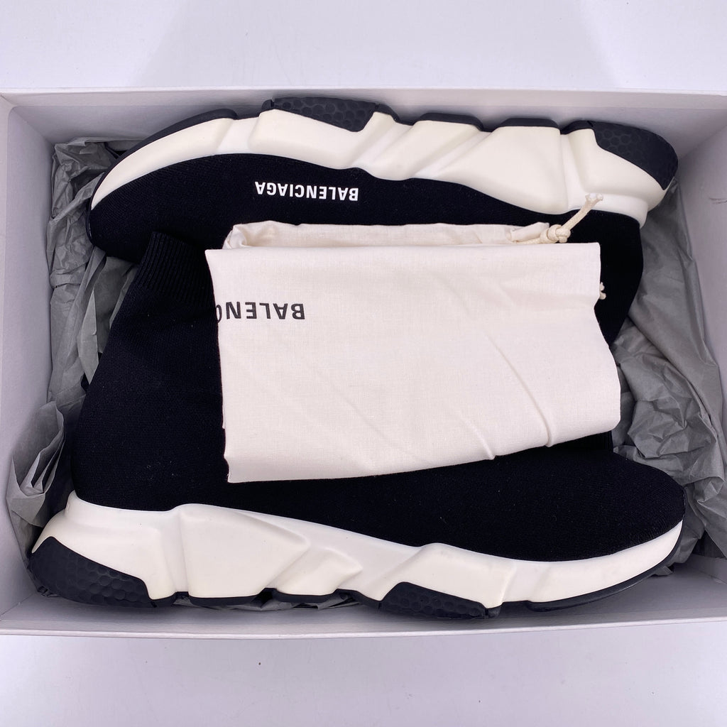 Balenciaga Speed Trainer "Black White" 2021 New Size 45