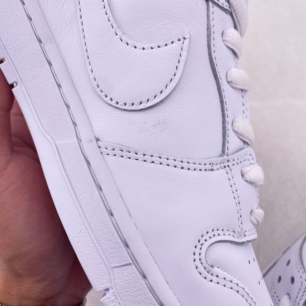 Nike SB Dunk Low "Triple White" 2024 New Size 13