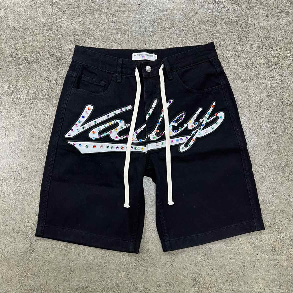 Vale Shorts "VALLEY DREAMS" Black New Size 30