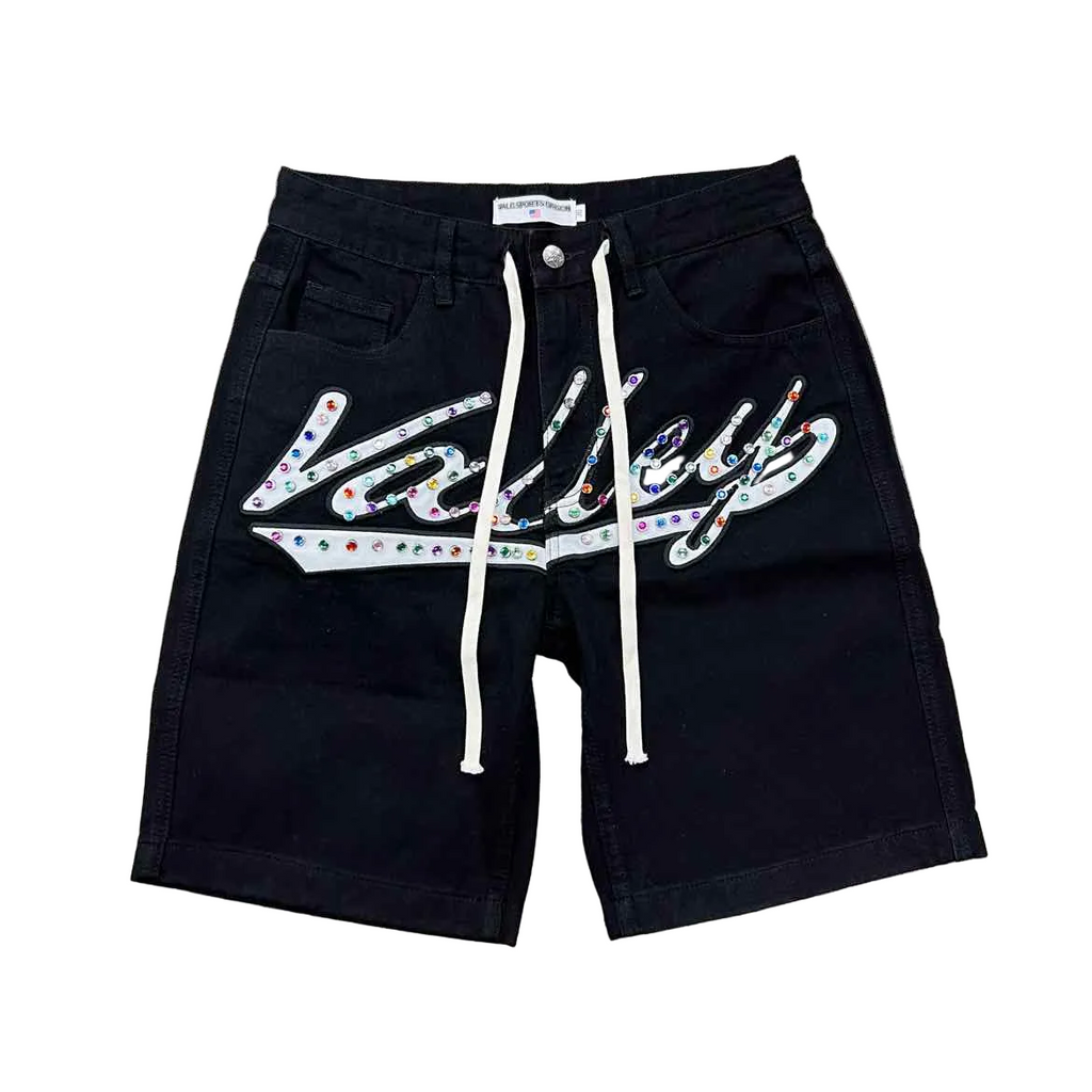 Vale Shorts "VALLEY DREAMS" Black New Size 30