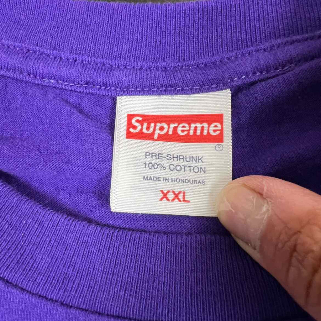 Supreme T-Shirt "PLAYBOI CARTI" Purple Used Size 2XL