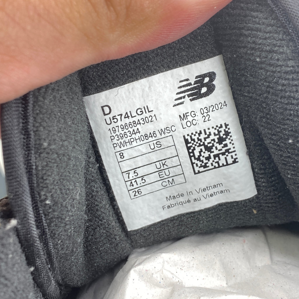 New Balance 574 "Stone Island Dark Green" 2024 Used Size 8