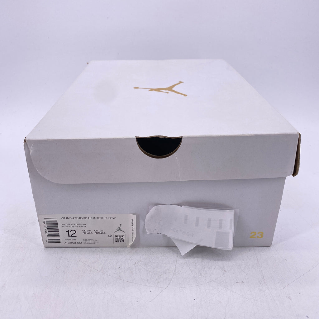 Air Jordan (W) 11 Retro Low "White Concord" 2020 New Size 12W