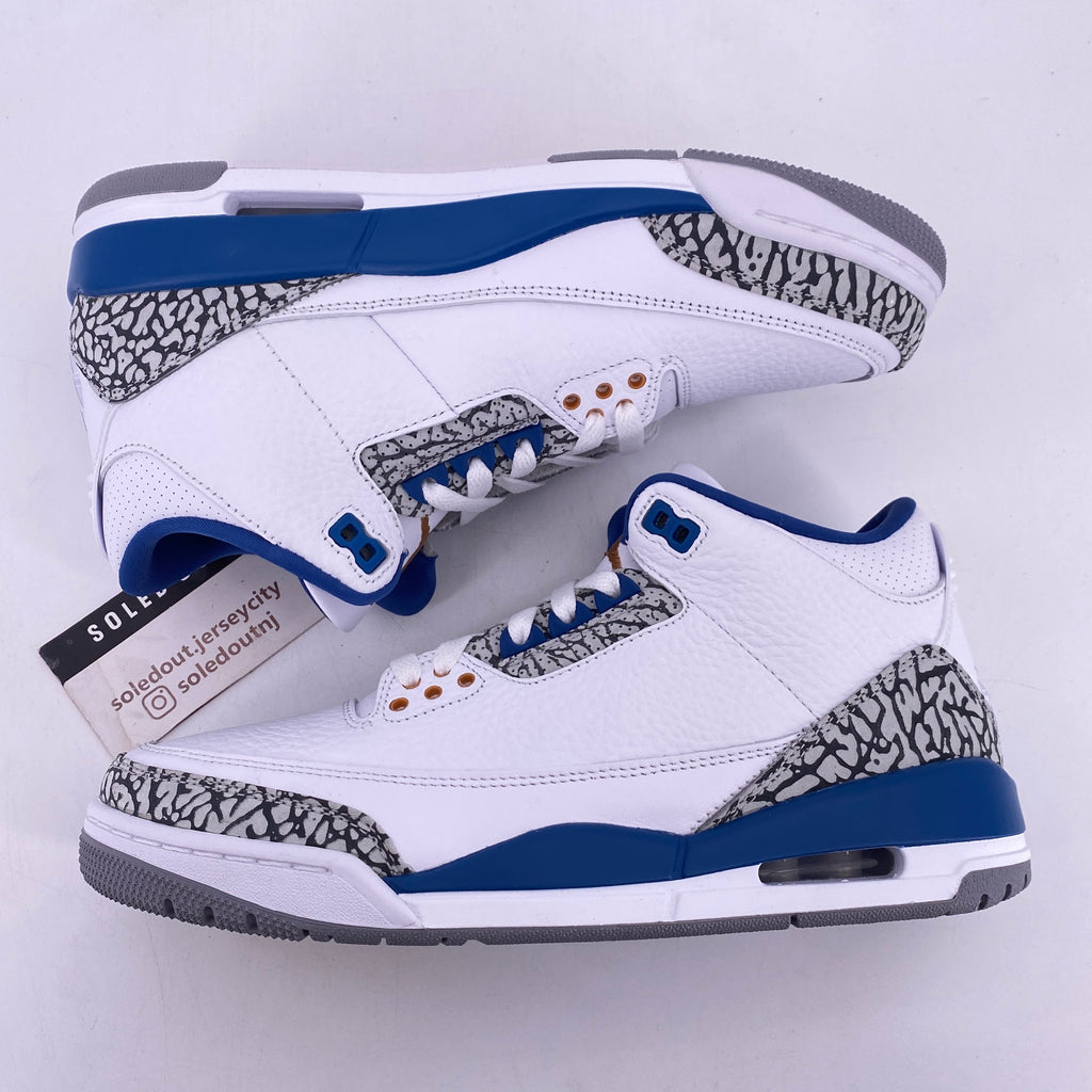 Air Jordan 3 Retro "Wizards" 2023 New Size 8.5