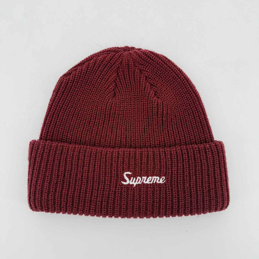 Supreme Beanie "LOOSE GAUGE" Used Cardinal Size OS