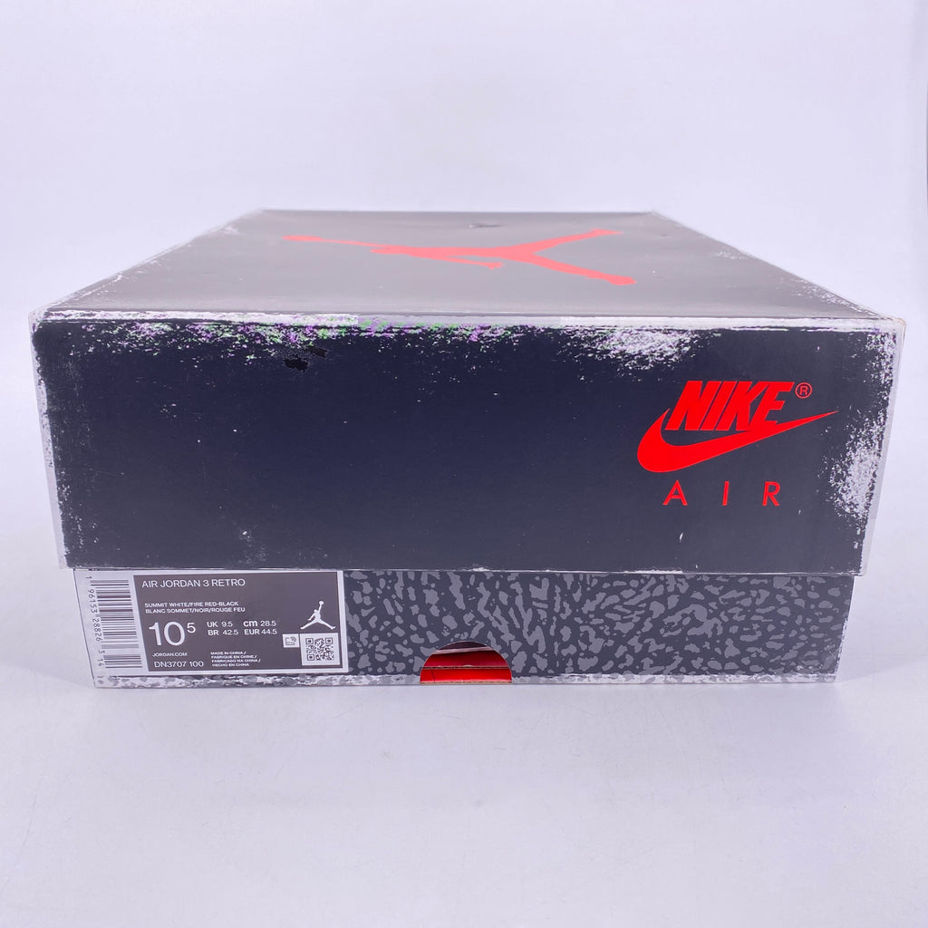 Air Jordan 3 Retro "White Cement Reimagined" 2023 New Size 10.5