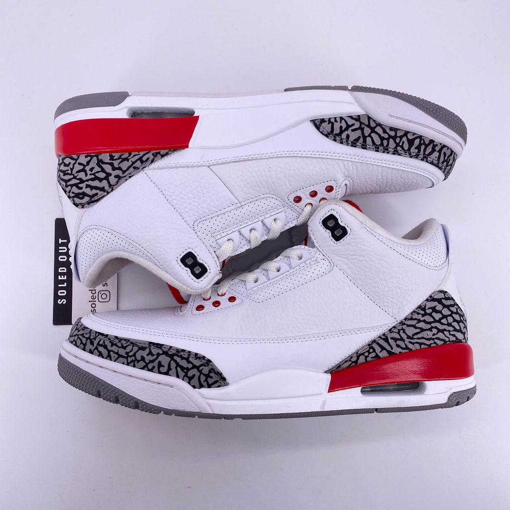 Air Jordan 3 Retro "Hall Of Fame" 2018 Used Size 10.5