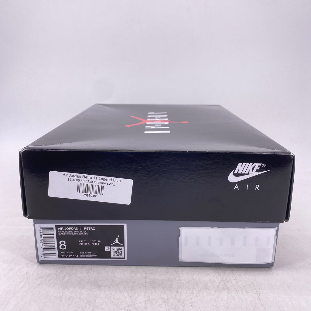 Air Jordan 11 Retro "Legend Blue" 2024 New Size 8