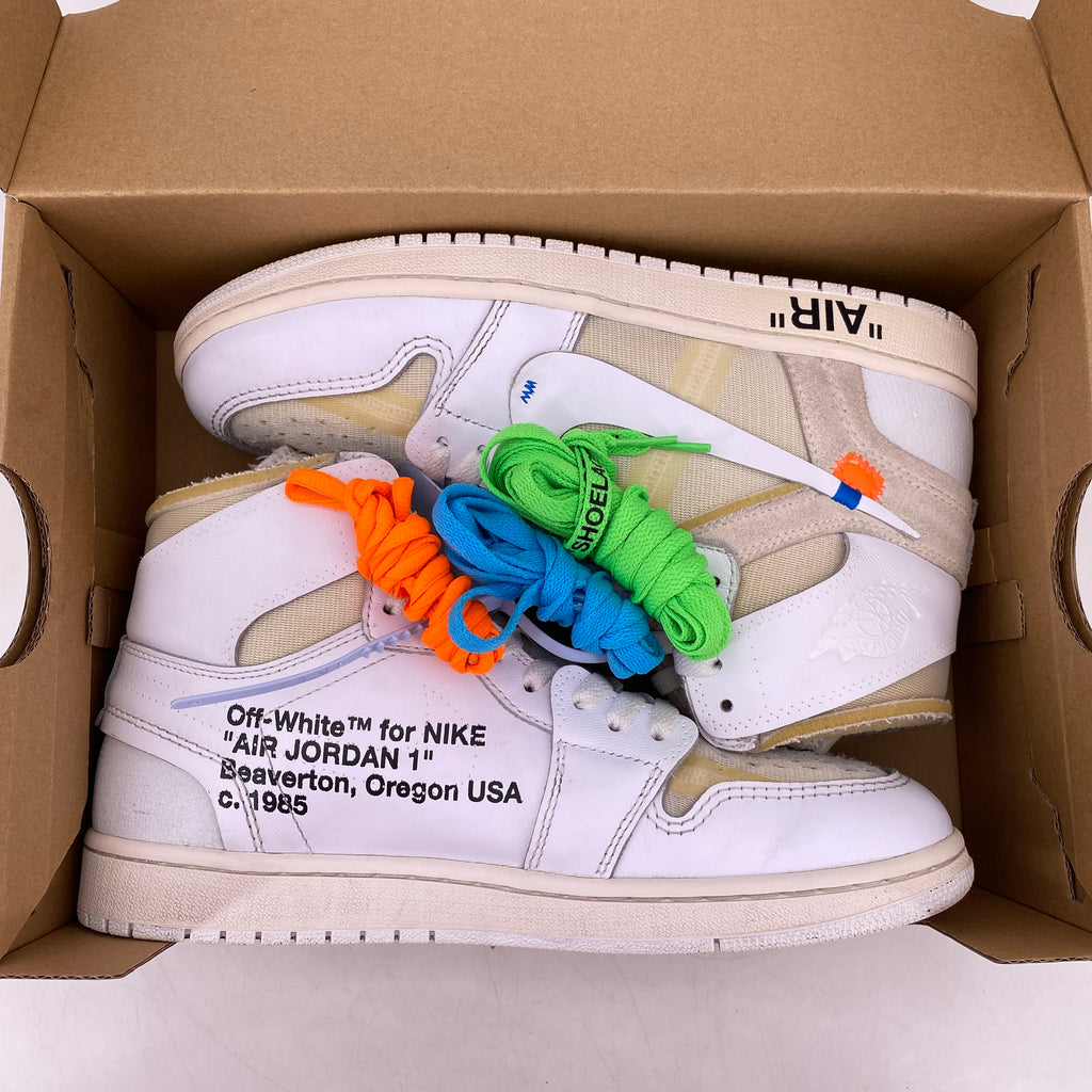 Air Jordan 1 Retro High OG "Off-White Euro" 2018 Used Size 10
