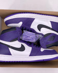 Air Jordan 1 Retro High OG "Court Purple 2.0" 2020 Used Size 8.5