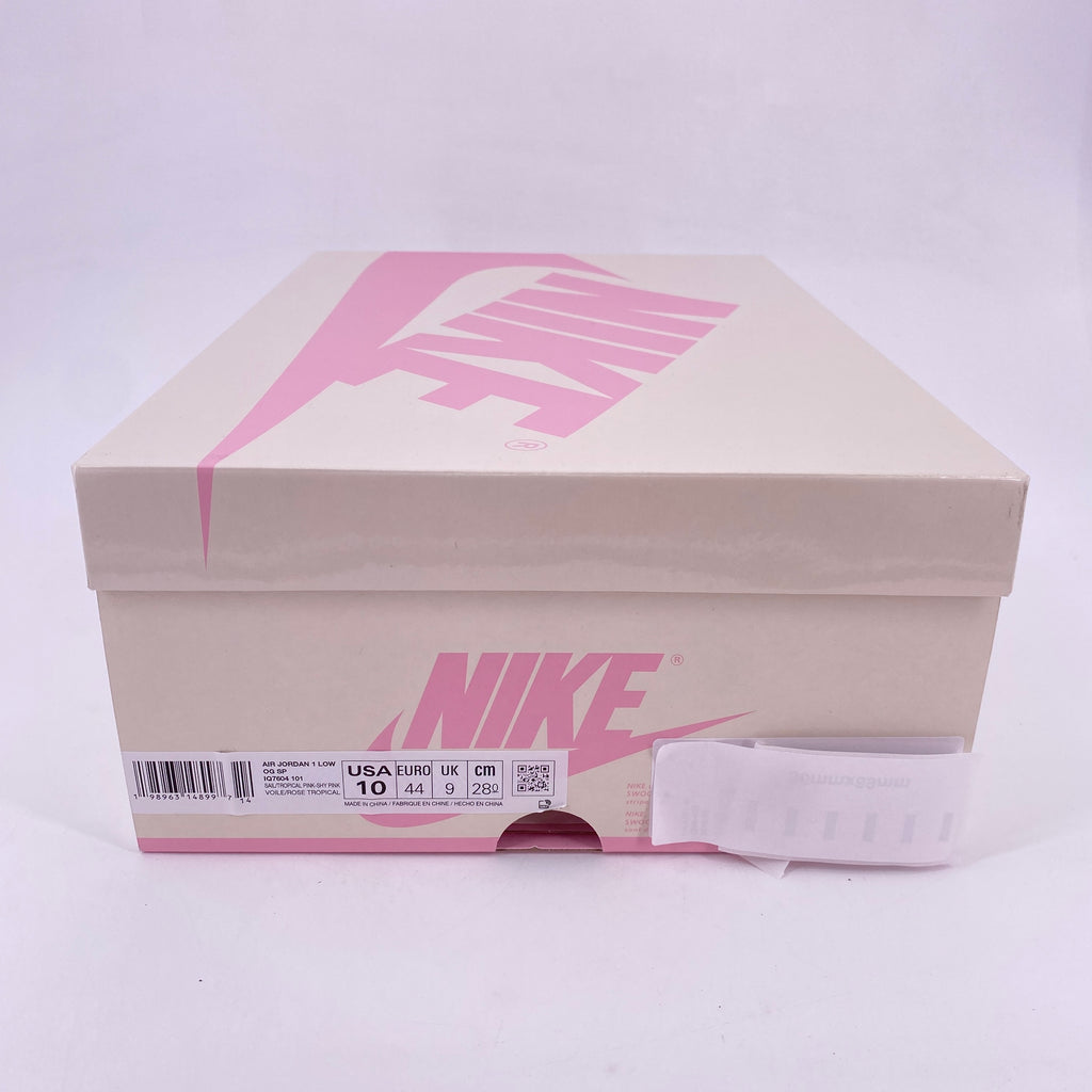 Air Jordan 1 Retro Low "Travis Scott Sail Tropical Pink" 2026 New Size 10
