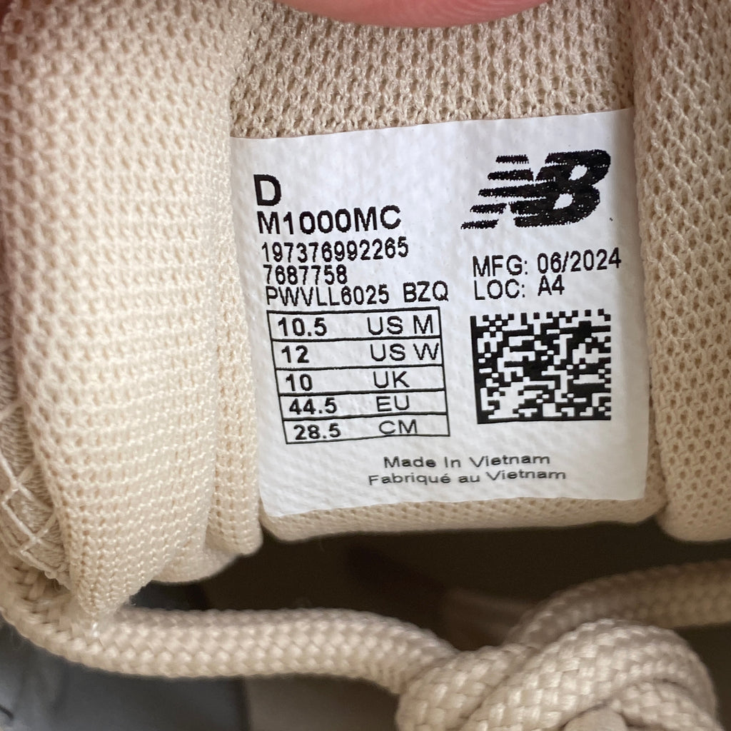 New Balance 1000 "Real Pink Sandstone" 2024 Used Size 10.5