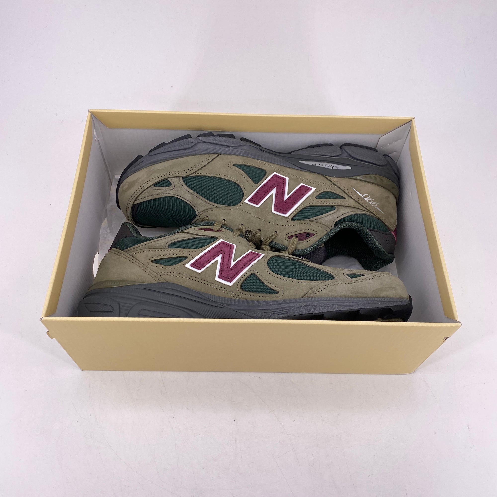 New Balance 990 &quot;Teddy Santis Green Purple&quot; 2022 New Size 11