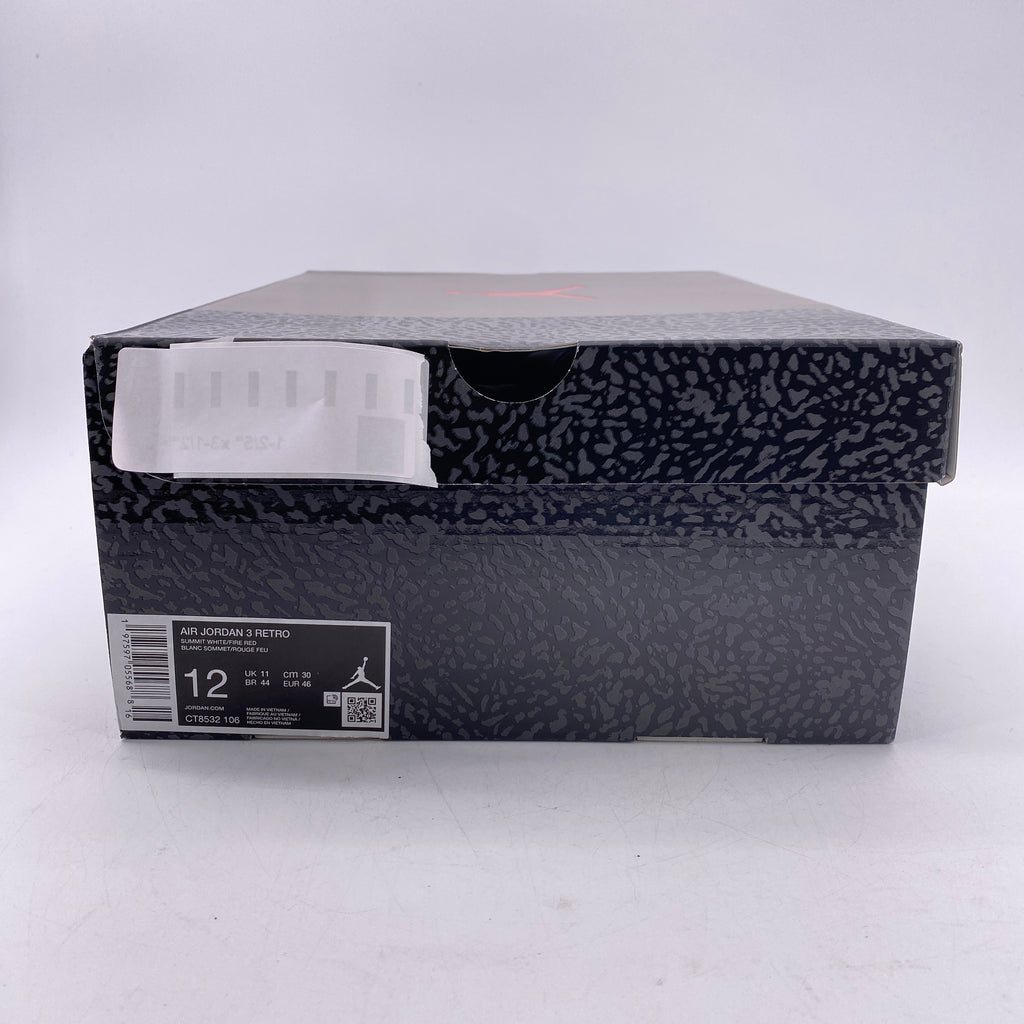 Air Jordan 3 Retro "Cement Grey" 2024 New Size 12