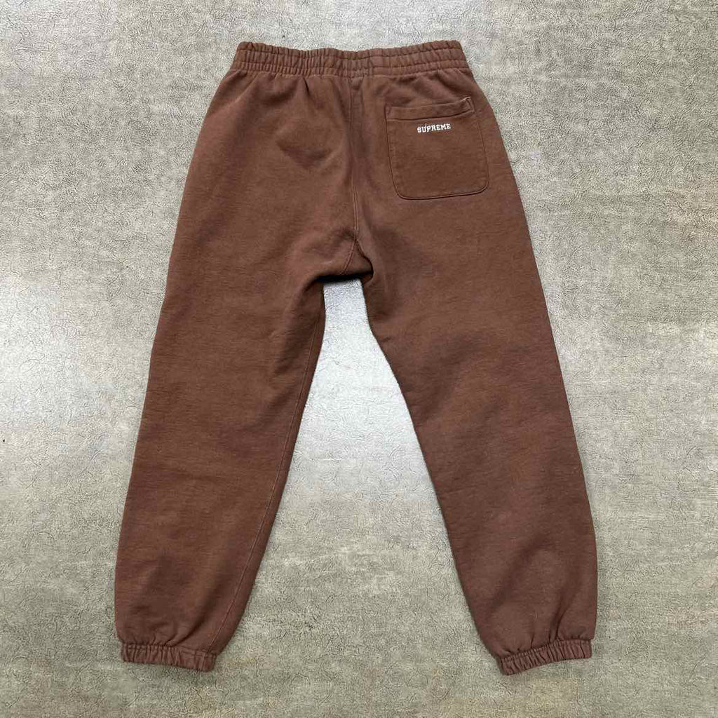 Supreme Sweatpants "DEVIL S LOGO" Brown Used Size S