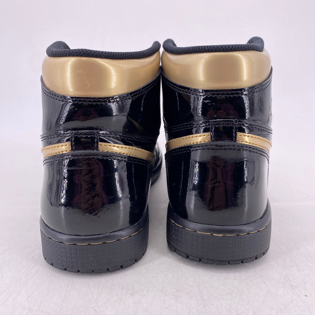 Air Jordan 1 Retro High OG "Black Metallic Gold" 2020 Used Size 10.5