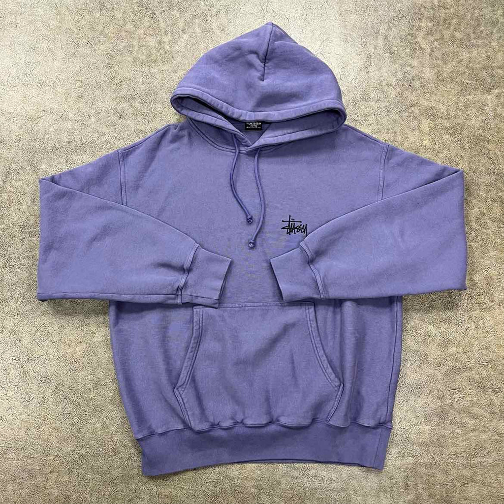 Stussy Hoodie "LOGO" Purple New Size XL