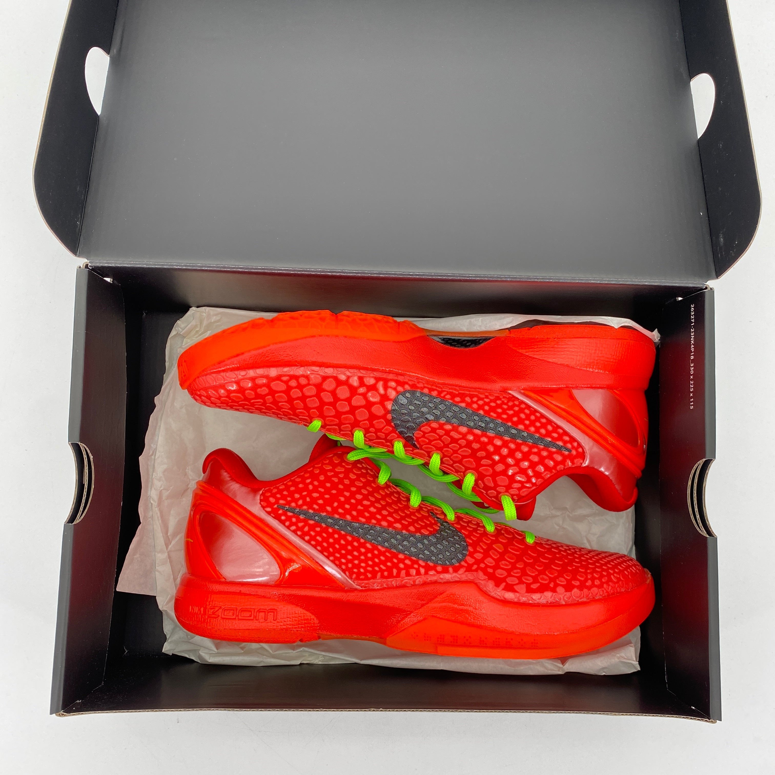 Nike Kobe 6 Protro &quot;Reverse Grinch&quot; 2023 New Size 8