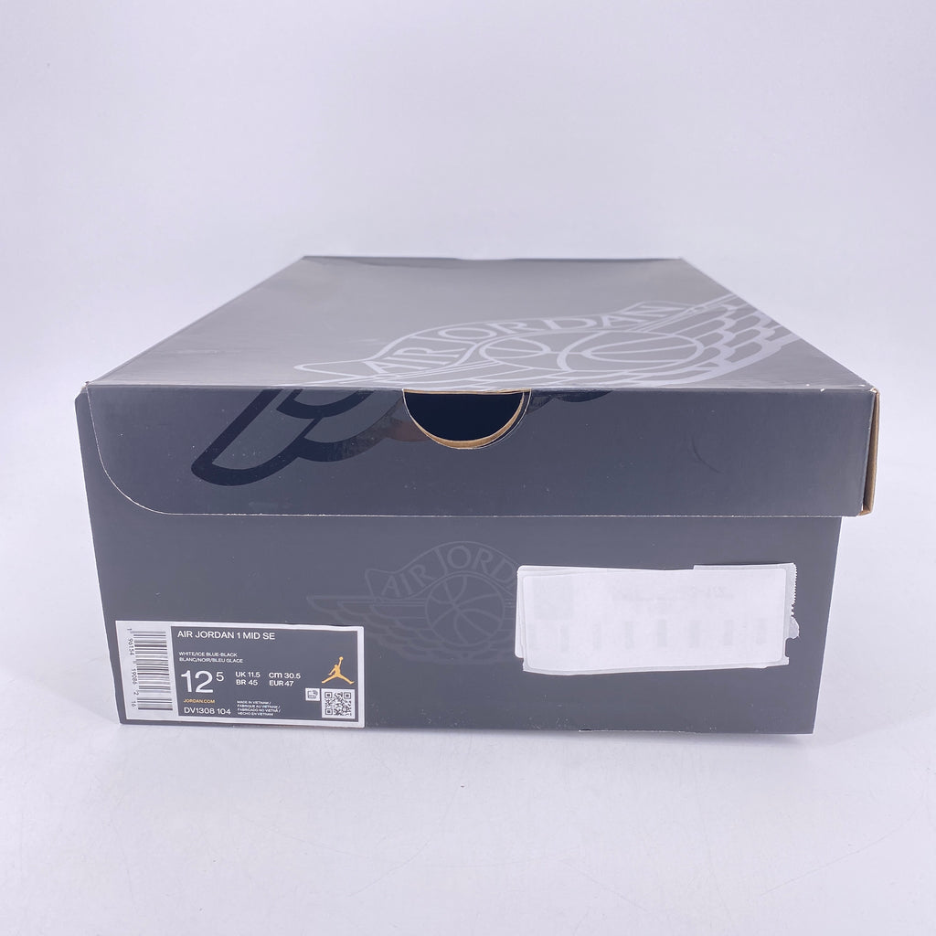 Air Jordan 1 Mid "Ice Blue" 2023 New Size 12.5