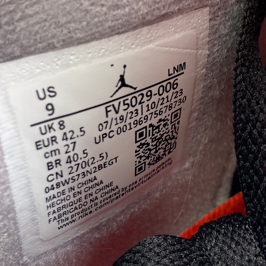 Air Jordan 4 Retro "Bred Reimagined" 2024 New Size 9