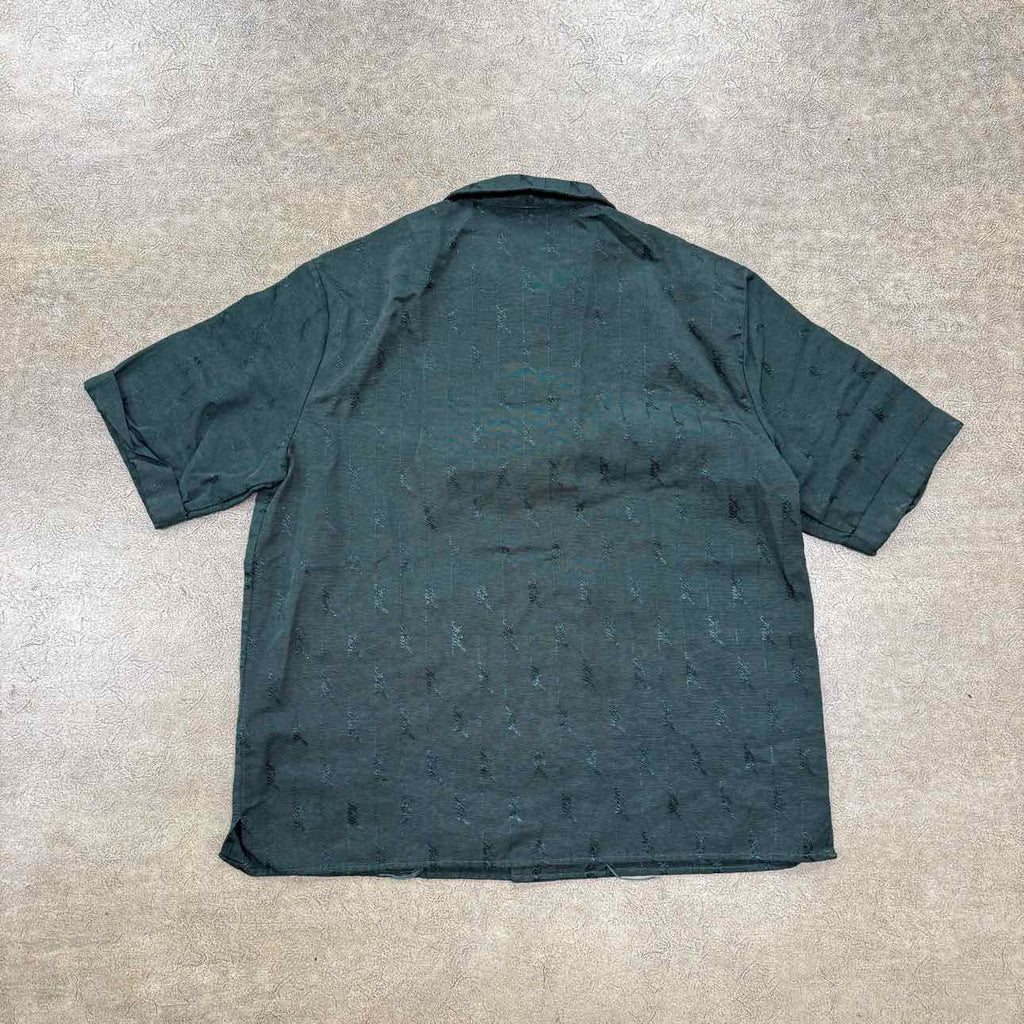 Kith Button Up "MONOGRAM" Green Used Size XL