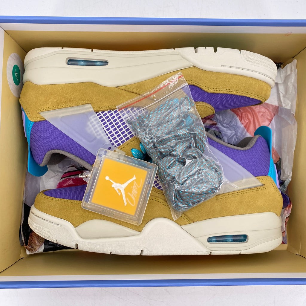Air Jordan 4 Retro "Union Desert Moss" 2021 New Size 9.5
