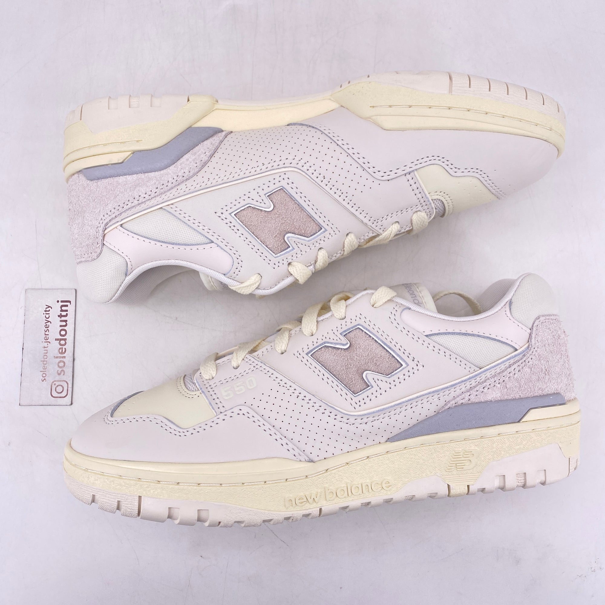 New Balance 550 &quot;White Leather&quot; 2022 New Size 8.5