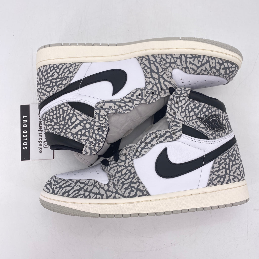 Air Jordan 1 Retro High OG "White Cement" 2023 New Size 9