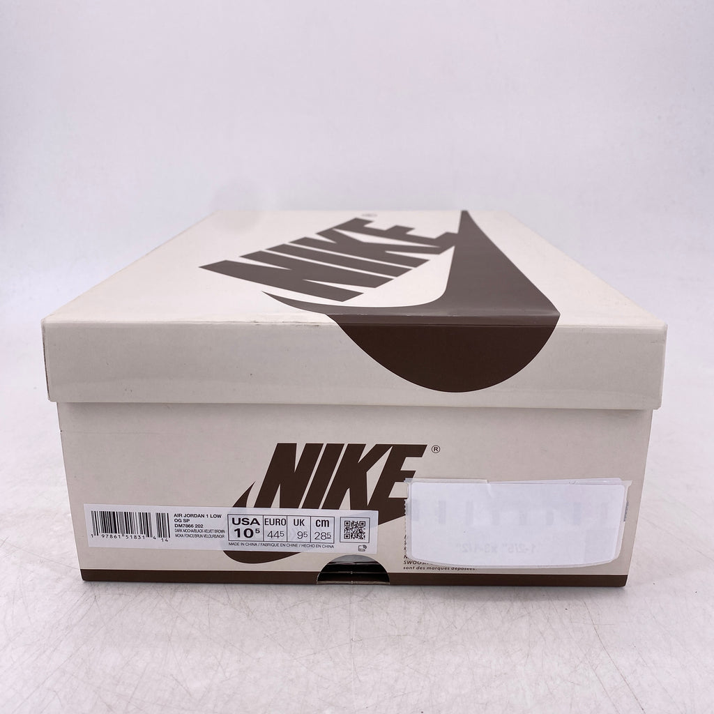 Air Jordan 1 Retro Low "Velvet Brown" 2024 New Size 10.5