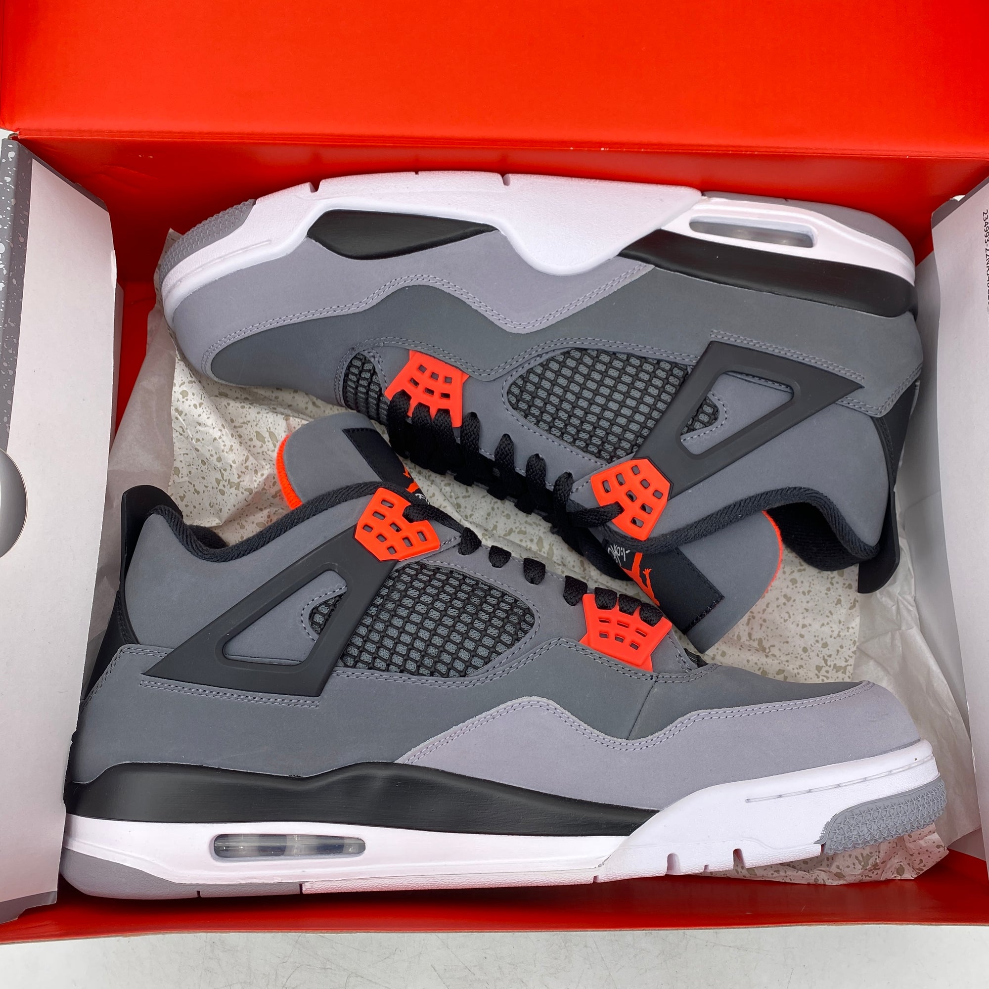 Air Jordan 4 Retro &quot;Infrared&quot; 2022 New Size 13