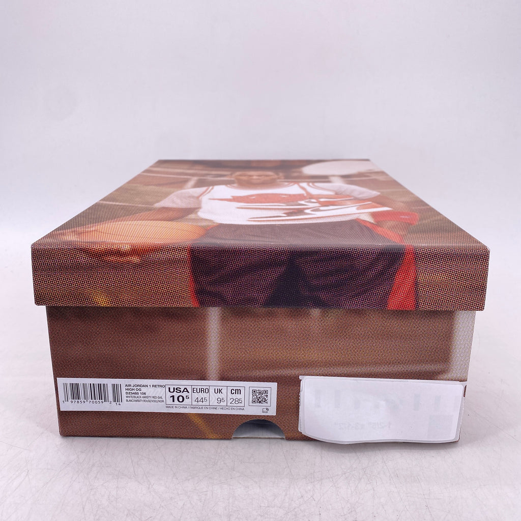Air Jordan 1 Retro High OG "Black Toe Reimagined" 2025 New Size 10.5