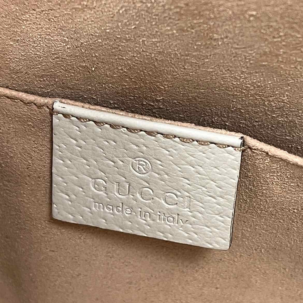 Gucci Shoulder Bag "OPHIDIA SUPREME" New Beige Size S