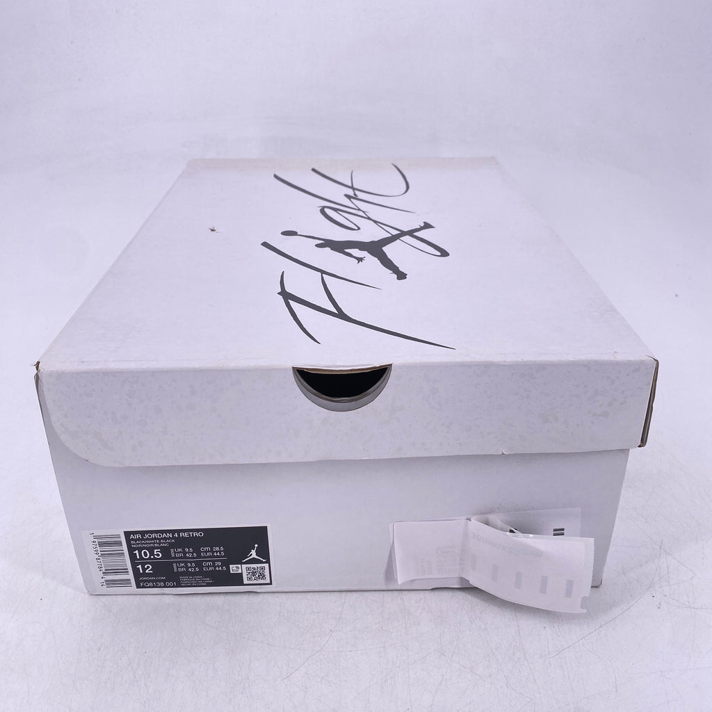Air Jordan 4 Retro "White Thunder" 2024 New Size 10.5