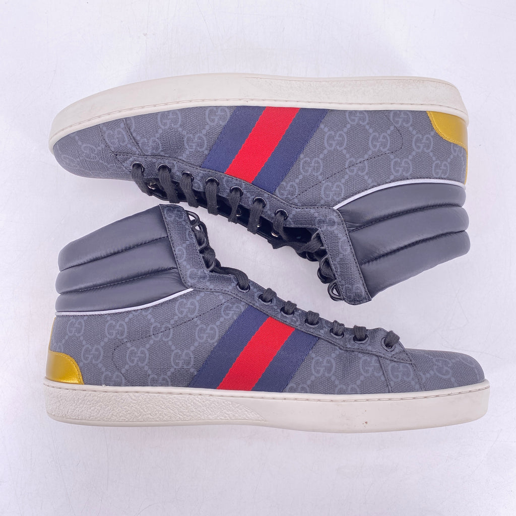 Gucci Ace Sneaker High "Red Blue Stripped"  Used Size 9G