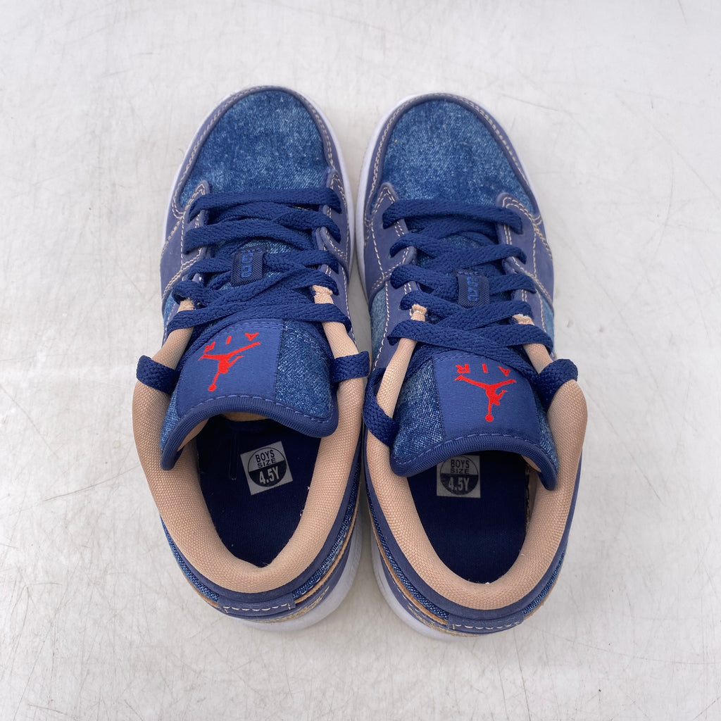 Air Jordan 1 Low (GS) "Denim" 2022 Used Size 4.5Y